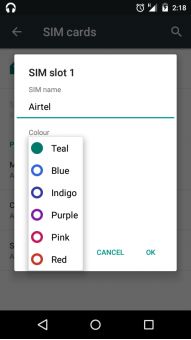 Fotografía - [Android 5.1 Feature Spotlight] ensemble différent Dialer couleurs pour chaque SIM Dans Dual-SIM Téléphones
